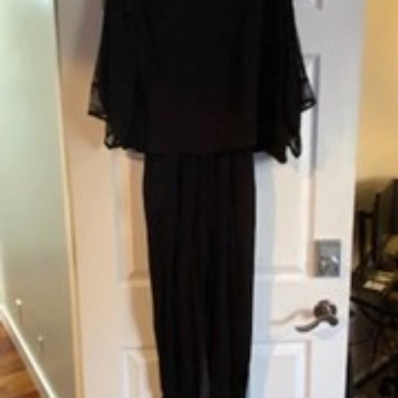 Zara Basic XS Black Jumpsuit - Picture 2 of 4